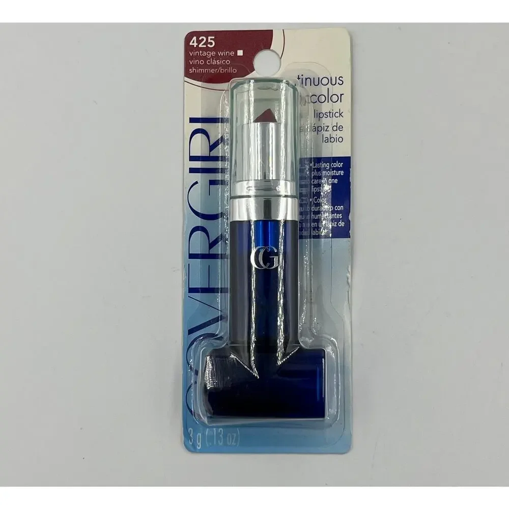 CoverGirl #425 Vintage Wine Continuous Color Lipstick NEW